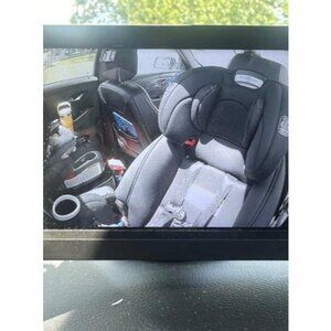 Baby Car Camera, 5'' 1080P Mirror Monitor with IR Night Vision, 3X Zoom